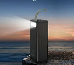 Портативний акумулятор BOROFONE DBT09 Large papacity four USB 60000mAh чорний - мініатюра 4