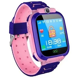 Дитячий смарт-годинник Kids SM Q12B LBS+IP67 Pink - мініатюра 2