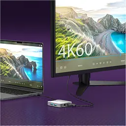 Багатопортовий мультиадаптер J5create JCD3191-N, USB Type-C 5-в-1 білий - мініатюра 5