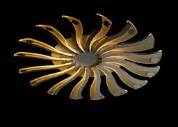 Люстра стельова LED Splendid Ray LK39264/16, 16W, білий, сучасний стиль з пультом - мініатюра 4