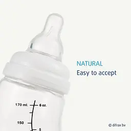 Антиколікова пляшечка для годування Difrax S-bottle Natural Blossom із силіконовою соскою 250 мл (706 Blossom) - мініатюра 2