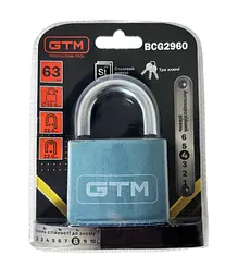 Замок навісний 60мм GTM BCG2960 - мініатюра 2