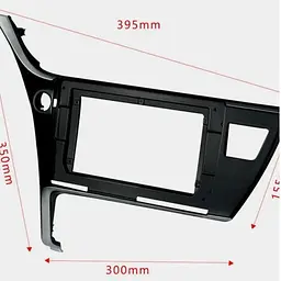 Штатна автомагнітола XPRO Toyota Corolla 2014-2016 (10") Android 10.1 (4/32) чорний (MER-14140_5615) - мініатюра 6