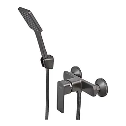 Змішувач для душу Haiba Kubus 003 graphite HB4004 Графіт - мініатюра 2