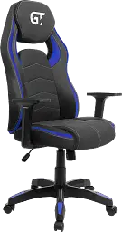 Геймерське крісло GT Racer чорне із синім (X-2589 Black/Blue) - мініатюра 3
