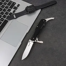 Багатофункціональний ніж Ruike Trekker LD21-B, (8.5 см) 12C27 / G10 чорний, 12 інстр. - мініатюра 10