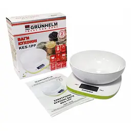 Кухонні ваги Grunhelm KES-1PP (83828) - мініатюра 6
