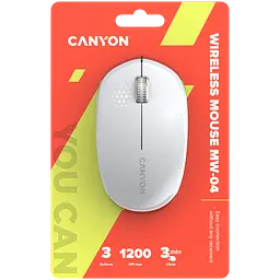 Миша Canyon MW-04 Білий (CNS-CMSW04W) - мініатюра 6