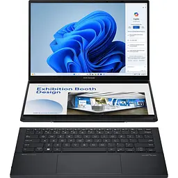 Ноутбук ASUS 14 Zenbook Duo UX8406CA FHD OLED Touch/Intel U9-285H/32GB/1TB/UMA/W11H/Grey (90NB14X1-M001N0) - мініатюра 8