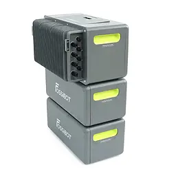 All-in-One Solar station FOSSiBOT FBP1200W+2Battery, APP Control, WiFi, 5874Wh LiFePO4 6000Cycles, MPPT 2000W max, 3хAC 220, 1xUSB-15W, 1хUSB-C(100W), Fast charge 90min, Bluetooth, Heating, IP65, -20-55°C, 476×308×751mm, 57,5kg - мініатюра 7
