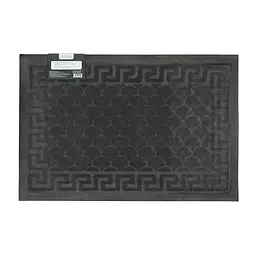 Килимок придверний Eco Fabric Луска з кромкою чорний 40 х 60 см (4060-101) - мініатюра 4
