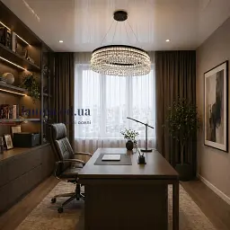 Підвісна LED люстра Diasha P7027/D600BK чорна 68W кришталь
