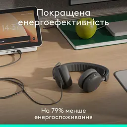 Гарнітура Logitech Zone Wired 2 for Business USB Graphite UC version (981-001618) - мініатюра 7