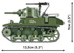 Конструктор дитячий танк M3 Stuart COBI 3129 - мініатюра 7