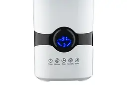 Зволожувач повітря ультразвуковий з LED-дисплеєм та пультом ДУ ARDESTO USH-M-LCD-4L-W ємністю 4 л з таймером та автоматичним регулюванням інтенсивності пару для площі до 40 м² Білий - мініатюра 10