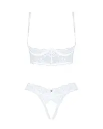 Obsessive Obsessive Heavenlly 2-pcs cupless Set XS/S - мініатюра 3