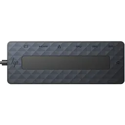 Док-станція – хаб адаптер HP 50H55UT USB3.1 Type-C – HDMI/USB 3.0x2/Type-Cx2/DP/RJ45/Ethernet - мініатюра 2
