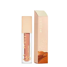 Блиск для губ Neverti 3D Plumping Intense Lipgloss рідкий зволожуючий 003 Bubblegum/Персиковий (NP800)