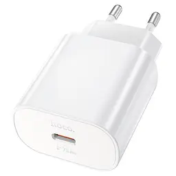 Мережевий зарядний пристрій Hoco N22 Jetta PD25W charger ( EU ) Білий