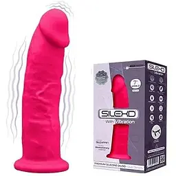 Фалоімітатор з вібрацією SilexD Henry Vibro Pink (MODEL 2 Size 7in) - мініатюра 2