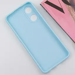 Силіконовий чохол Candy Full Camera для Oppo Reno 8 T 4G Бірюзовий / Turquoise - мініатюра 3