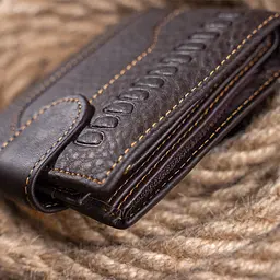 Чоловічий шкіряний гаманець Vintage 9,5х11х2 см acs0015162 - мініатюра 5