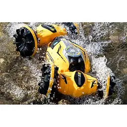 Машинка на радіокеруванні JJRC Q150 Twist Double-sided Transforming Climber Car Yellow [119053] - мініатюра 3