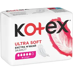Гігієнічні прокладки Kotex Ultra Soft Super 8 шт. - мініатюра 2