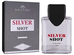 Туалетна вода для чоловіків Lotus Valley Silver Shot 100мл (MM32160) - мініатюра 2