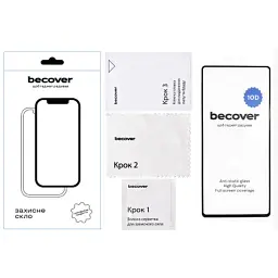 Скло захисне BeCover Google Pixel 7 10D Black (711489) - мініатюра 2