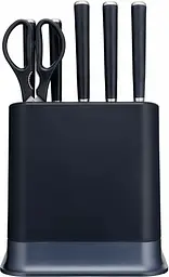 Набір ножів Tefal EverSharp Pro з блоком 6 предметів синій (K297S744) - мініатюра 2
