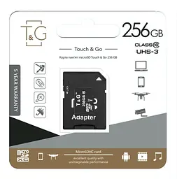Карта пам'яті microSDXC, 256Gb T&G teh0020716 - мініатюра 2