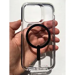 Оригінальний протиударний чохол Gear4 Santa Cruz MagSafe для iPhone 14 Pro Clear Black (702010123) - мініатюра 7