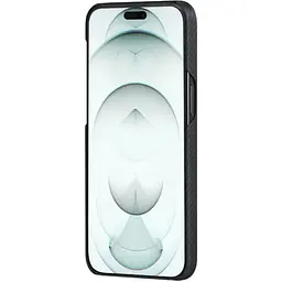 Чохол-накладка Pitaka MagEZ Case 4 Twill 600D Black/Grey для iPhone 15 Pro (KI1501PA) - мініатюра 4