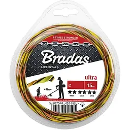 Волосінь для тримера Bradas ULTRA L3 2,7x15м / блістер ZUL3T2715B