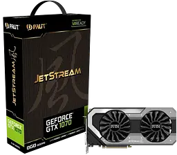 Відеокарта GeForce GTX 1070 8GB Palit JetStream (NE51070015P2-1041J) Б/В - мініатюра 3