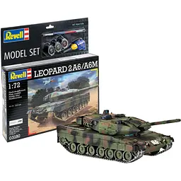 Збірна модель Revell набір Танк Леопард 2A6/A6M масштаб 1:72, 168 деталей (RVL-63180) - мініатюра 2