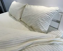 Постільна білизна LARA бязь-страйп Beige d11222d двоспальна - мініатюра 3