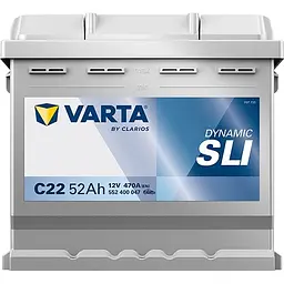Акумулятор Varta Dynamic SLI 12В 52Аг 470А (EN) R+ (552400047) - мініатюра 3