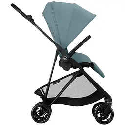 Коляска Cybex Melio Carbon Stormy Blue з бампером (525000019) - мініатюра 4