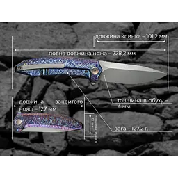 Ніж складаний Weknife Acuminal WE23070-4 - мініатюра 22