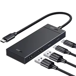 Док-станція USB3.1 Type-C --> 2xUSB + 2xUSB-C 3.2 Gen2 10Gbps 4-in-1 CM806 Ugreen - мініатюра 2
