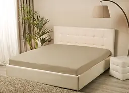 Простирадло трикотажне на резинці Lotus - Бежевий 100x200+25