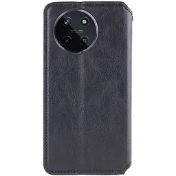Шкіряний чохол-книжка Getman Cubic PU для Realme 11 4G Чорний - мініатюра 2