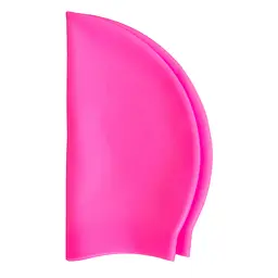 Шапочка для плавання Silicone Swim Cap, силіконова, рожевого кольору, 22×19.5 см - мініатюра 2