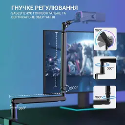 Мікрофон Fifine TAM8 USB Black (TAM8) - мініатюра 9