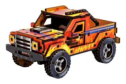 Конструктор 3D Puz-00972 "Turbo off-road", дерев'яний PuzzleOk - мініатюра 6