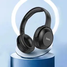 Навушники Hoco W37 Sound Active Noise Reduction BT headset | BT5.3, AUX, 33h, ANC | black - мініатюра 6