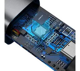 Мультипортовий адаптер USB Хаб Baseus Steel Cannon Series USB A Gigabit LAN Adapter CAHUB-AD0G Dark Grey - мініатюра 4