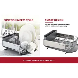 Підставка для сушки посуду KitchenAid Sinkware сіра (KEG895BXCGA) - мініатюра 13